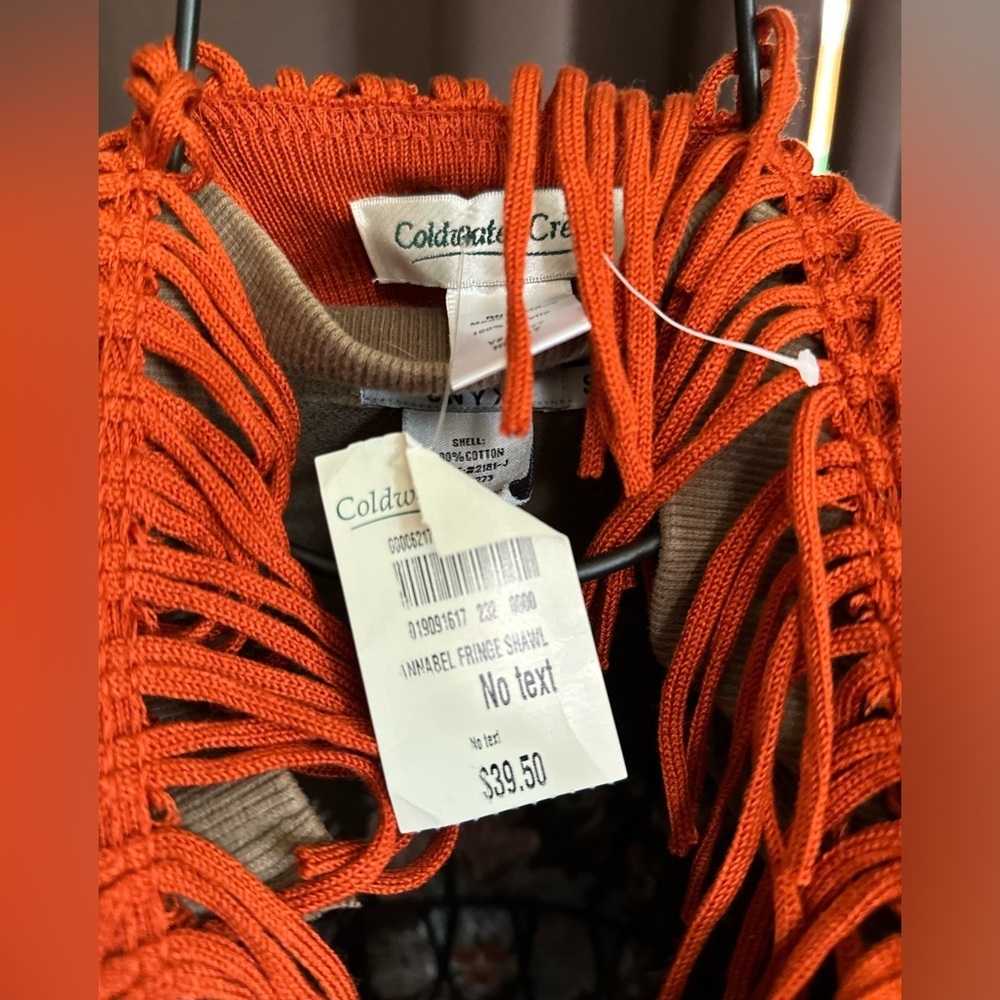 Coldwater Creek Fringe Shawl​​ - Picture 2 of 3